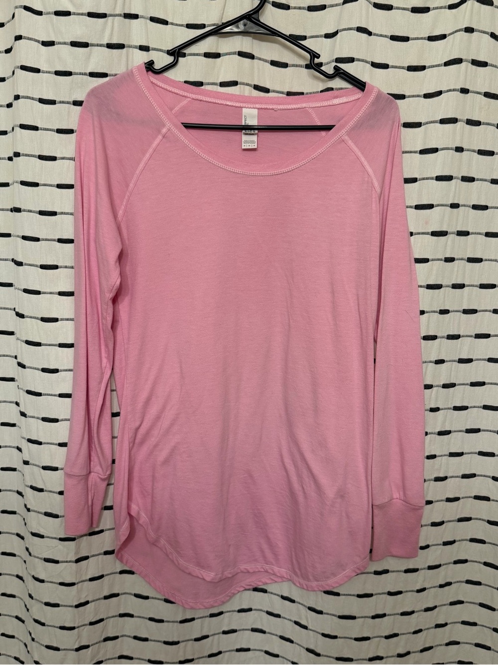 Classic Pink Long-Sleeve Women's Tunic